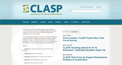 Desktop Screenshot of claspprograms.org