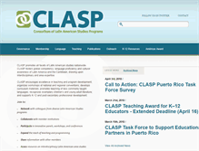 Tablet Screenshot of claspprograms.org